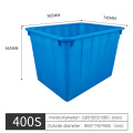 885 * 665 * 660 mm Caisse empilable aquatique bleu